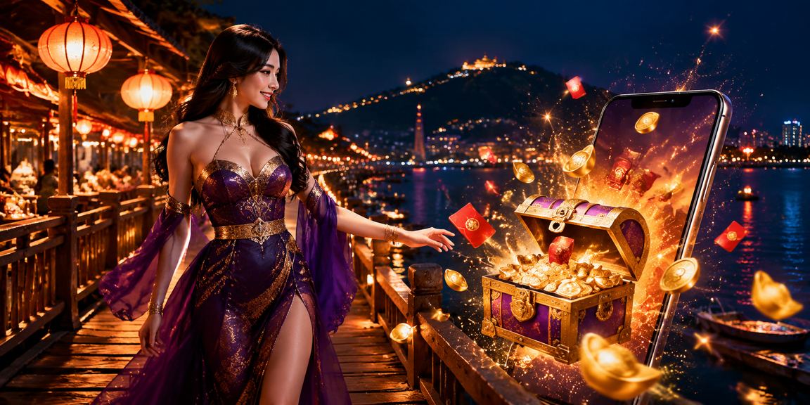 Người dùng tại Vũng Tàu xem giải thưởng cá cược thể thao buổi tối tại chợ đêm
